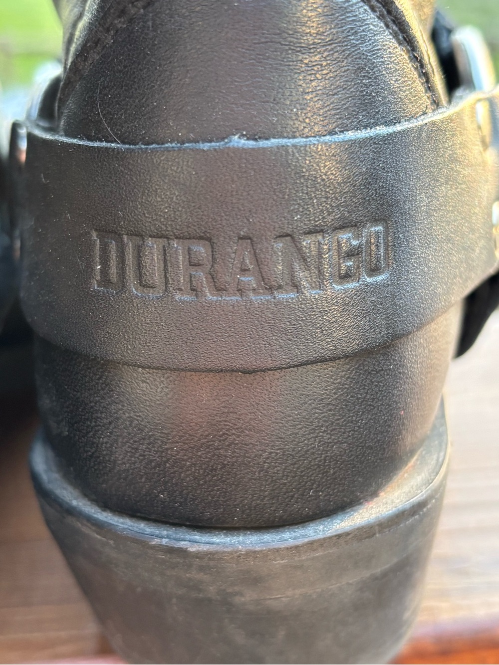 Durango Black Leather Harness Boots - Picture 5 of 10